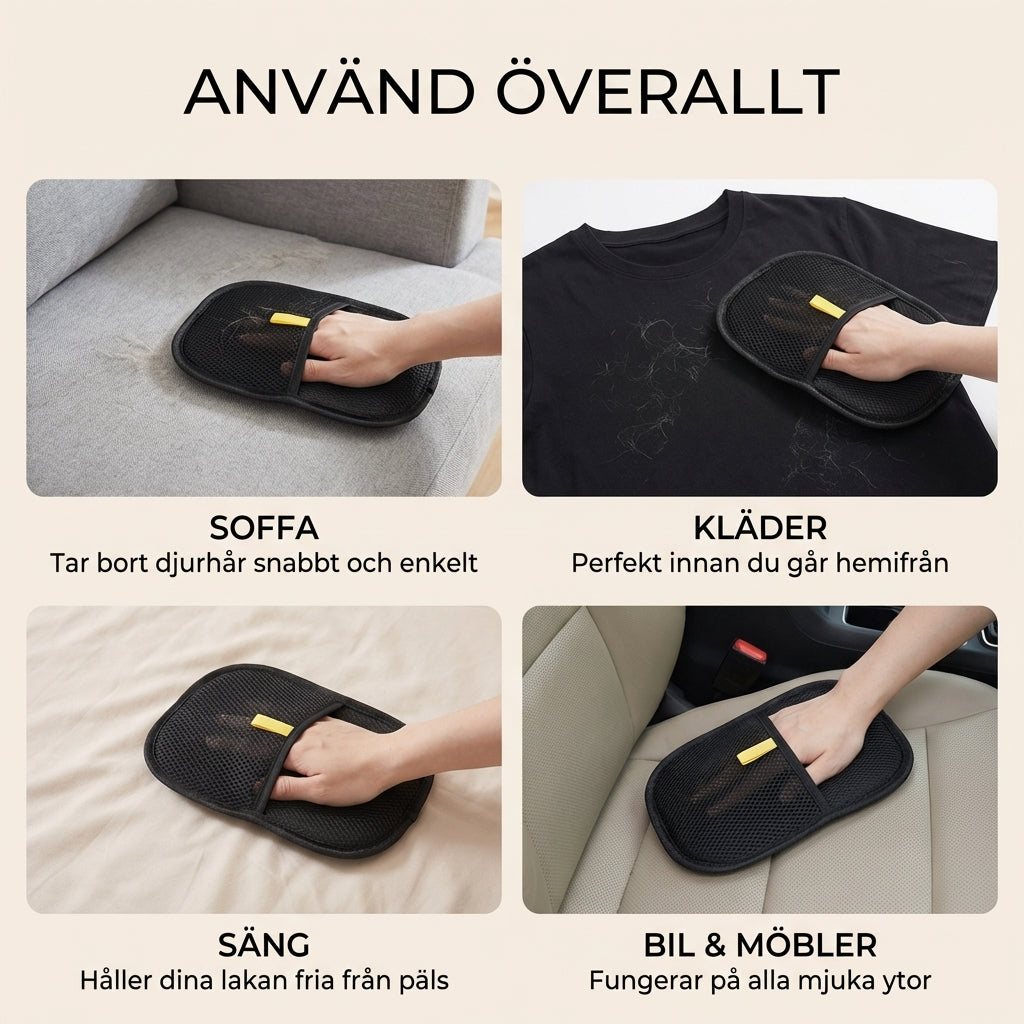 Luddfri™ – Tar bort djurhår på några sekunder